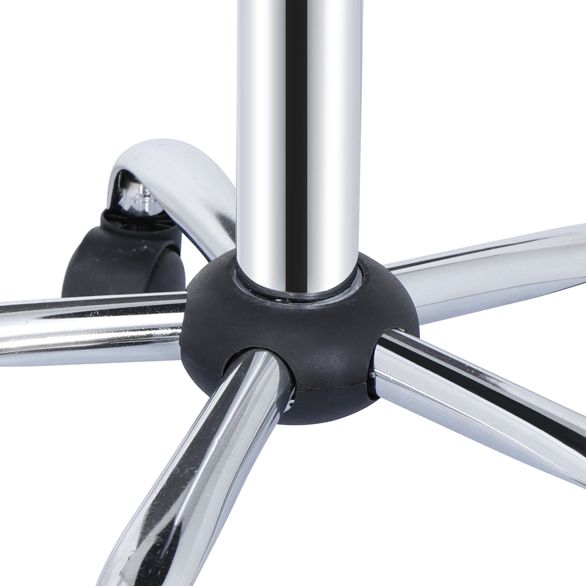 Adjustable Hydraulic Salon Rolling Stool with Swivel Wheels for Hair & Beauty