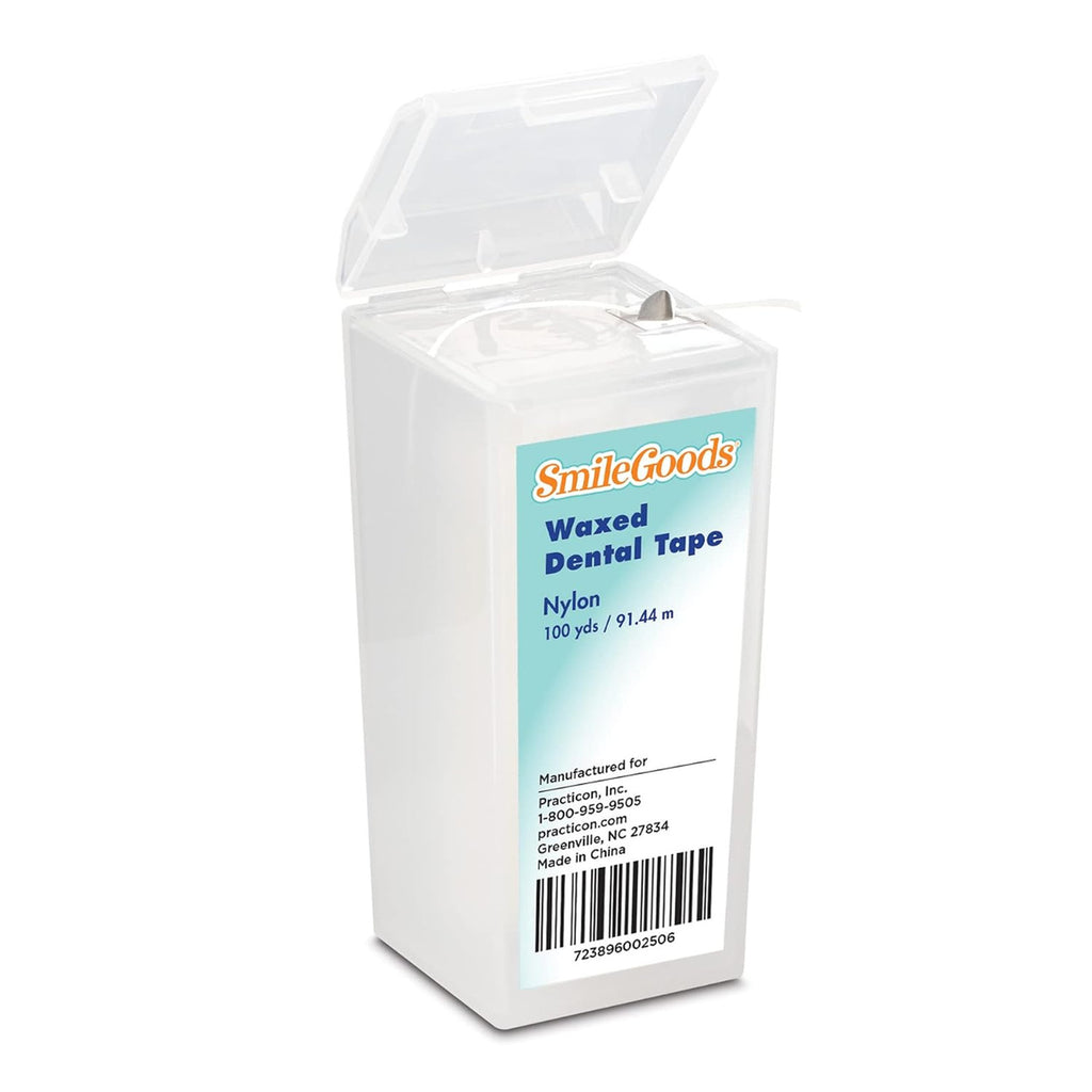 Waxed Dental Tape 100 Yards Unflavored Floss Refill for Oral Hygiene