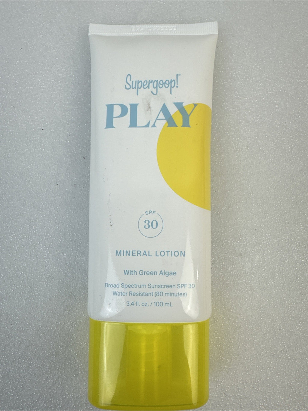 Supergoop SPF 30 Mineral Lotion Sun Protection 3.4 Fl Oz