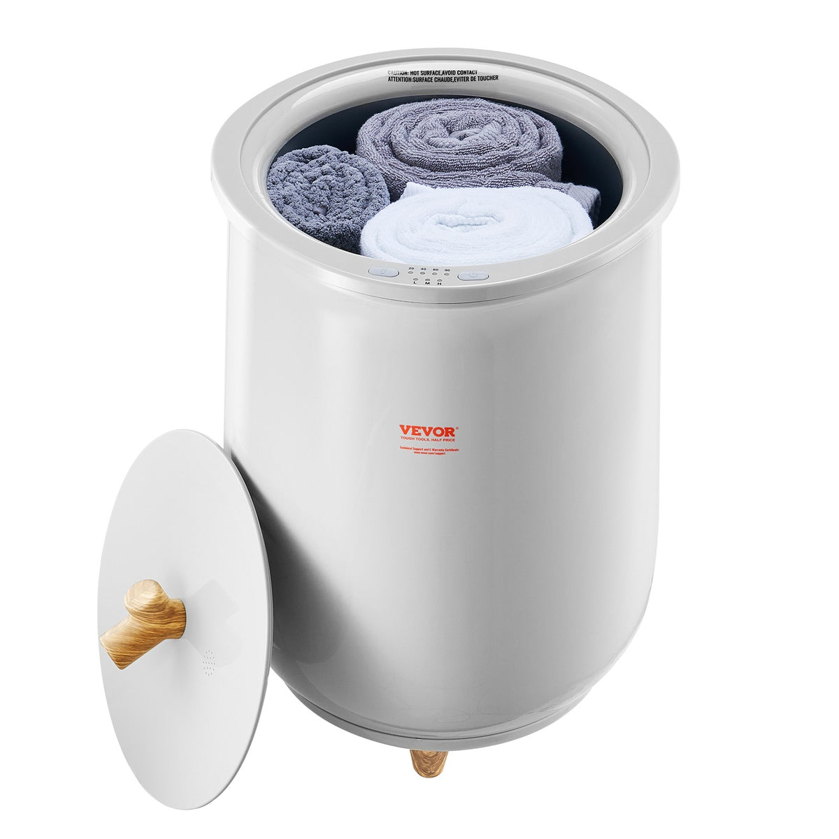 20L Towel Warmer Bucket with LED Light, Timer & Temperature Control