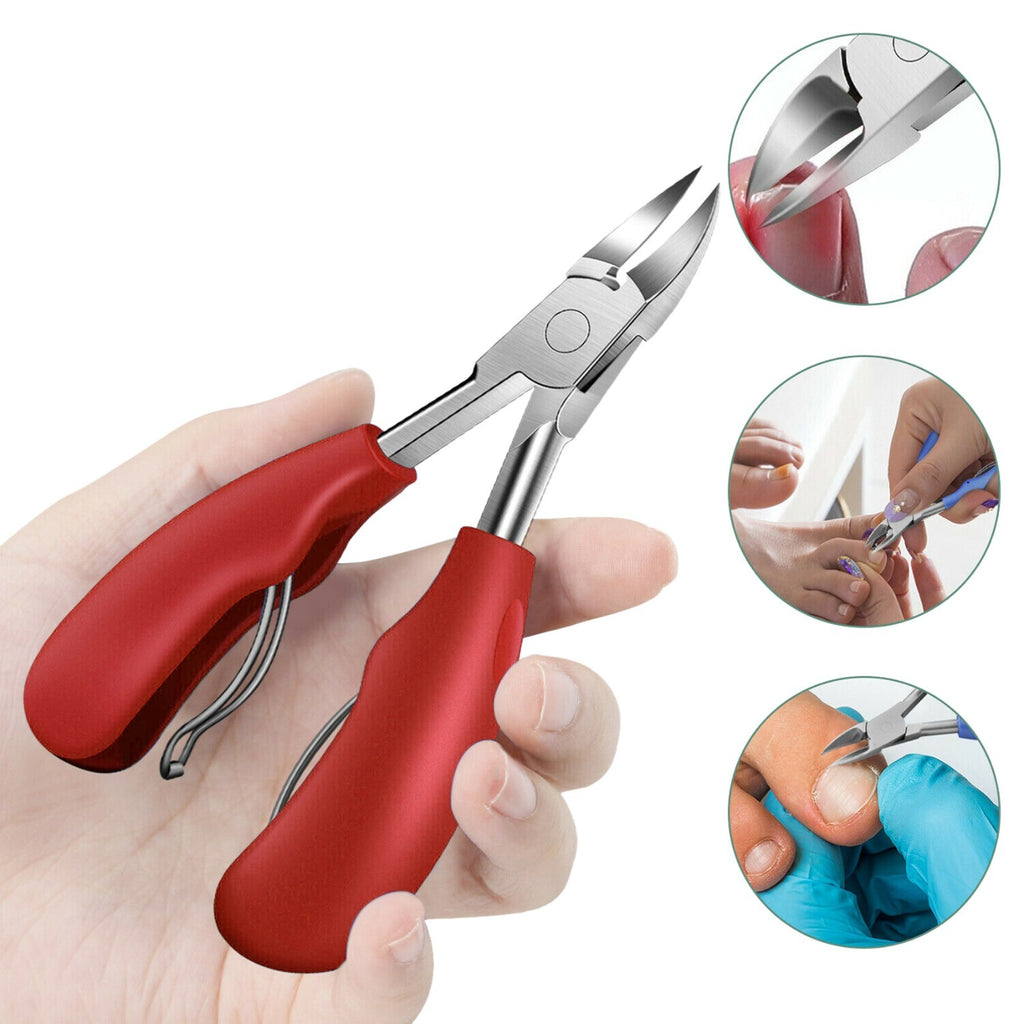 Heavy Duty Toenail Clippers for Thick & Ingrown Nails - Precision Nail Scissors