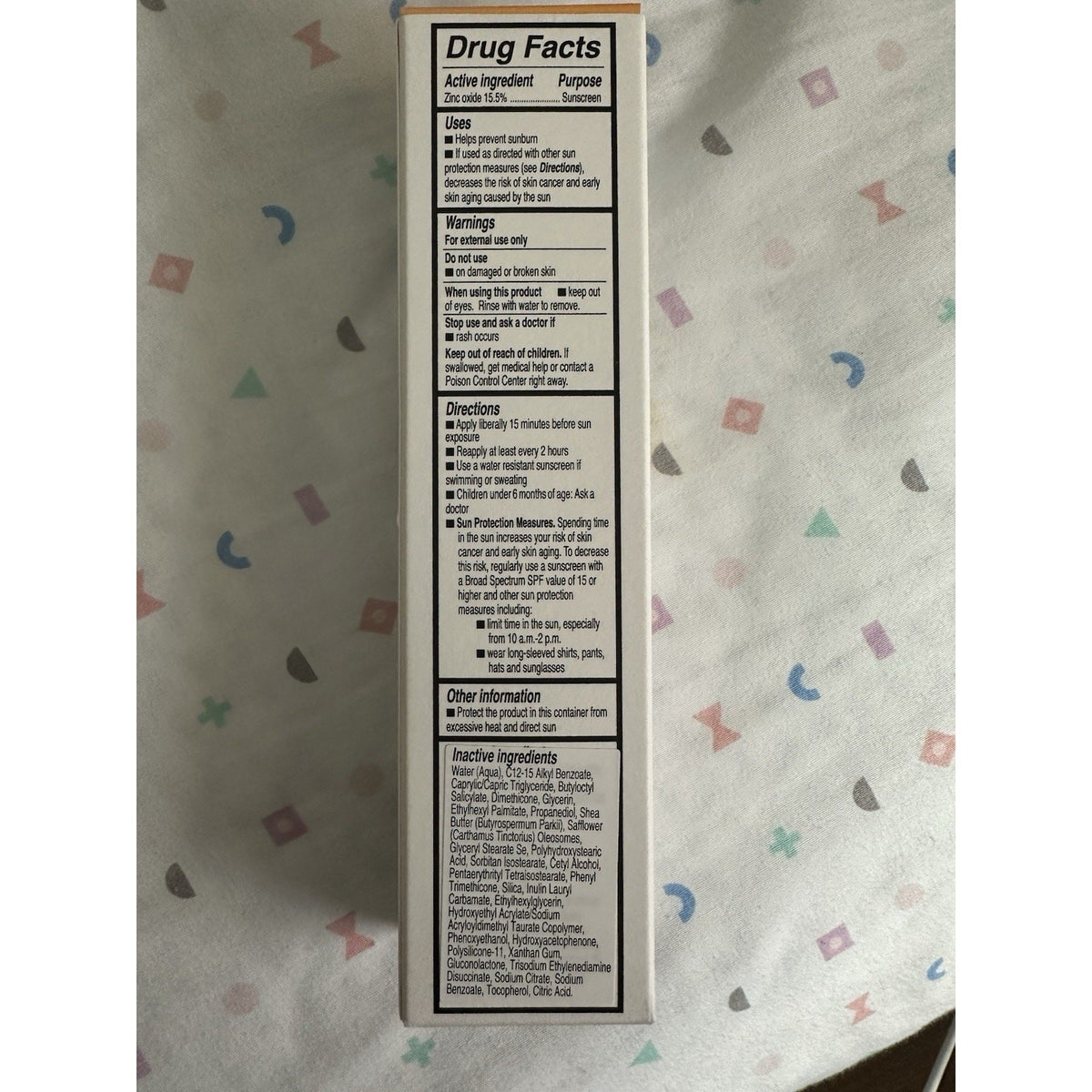 Mineral Sunscreen Cream SPF 30 - Daily Facial Sunscreen, 50ml