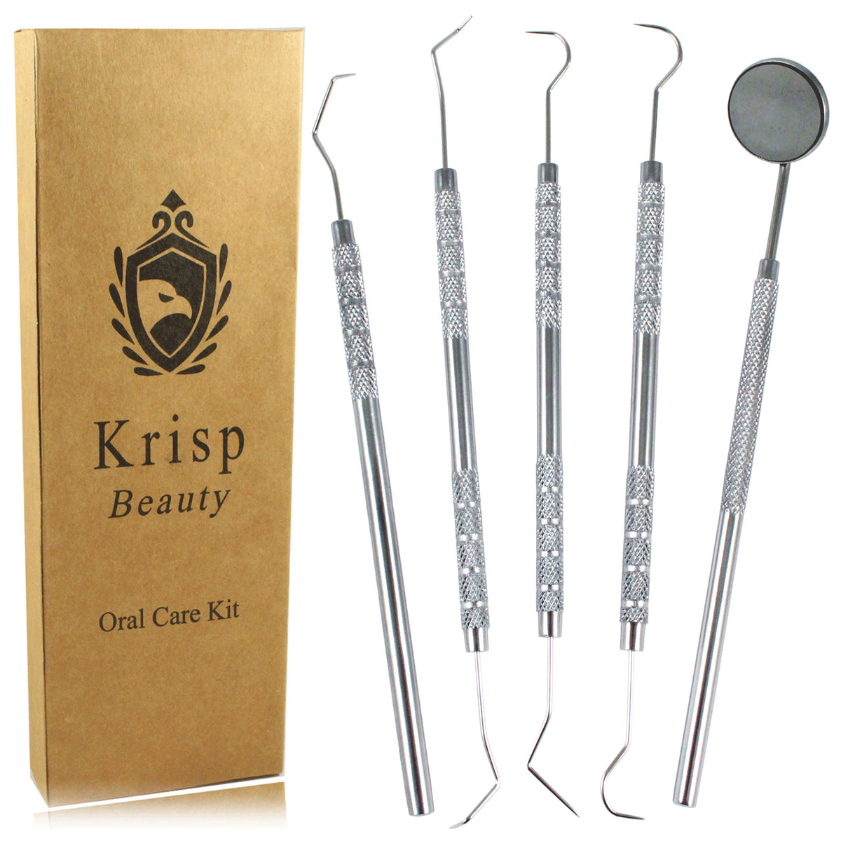 Dental Tooth Cleaning Kit for Plaque and Tartar Removal - Professional Oral Care Tools