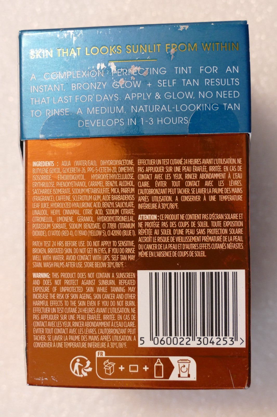 Sunlit Skin Bronzing Tint and Self-Tanning Lotion