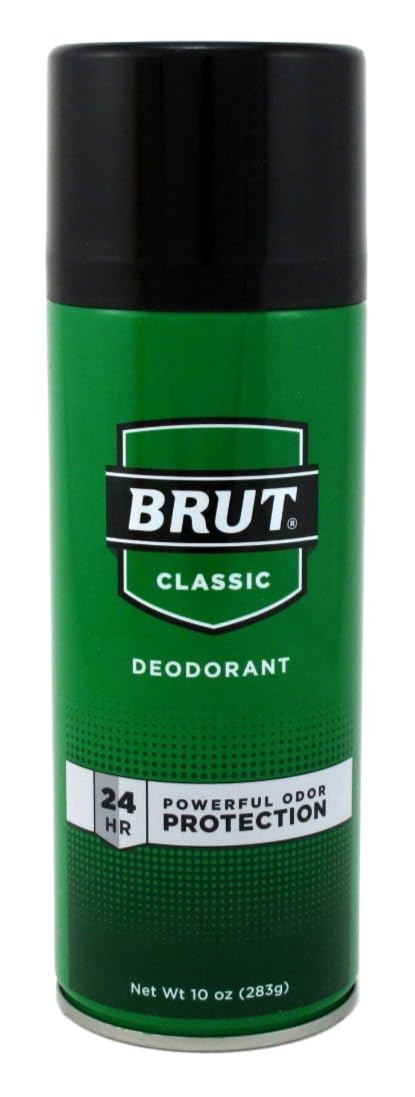 Aerosol Deodorant Set 3 Pack 10oz Brut Classic Scent - 48 Hour Protection