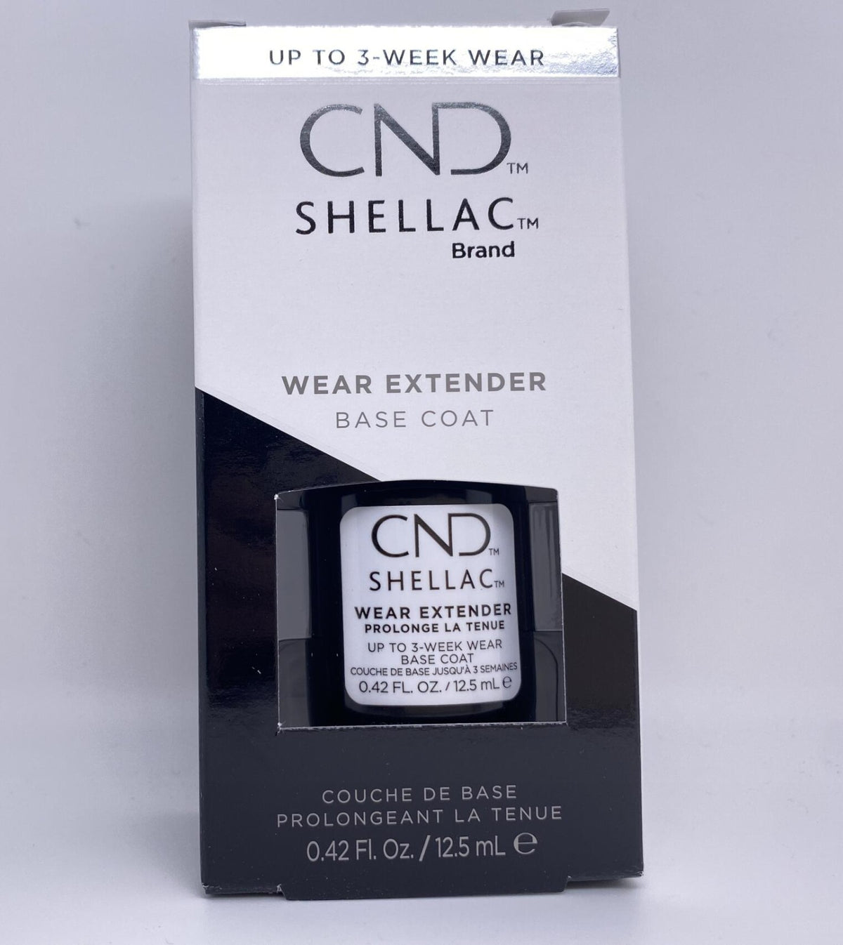 CND Shellac UV Wear Extender Base Coat - 12.5ml / 0.42oz, Smoothing Nail Primer