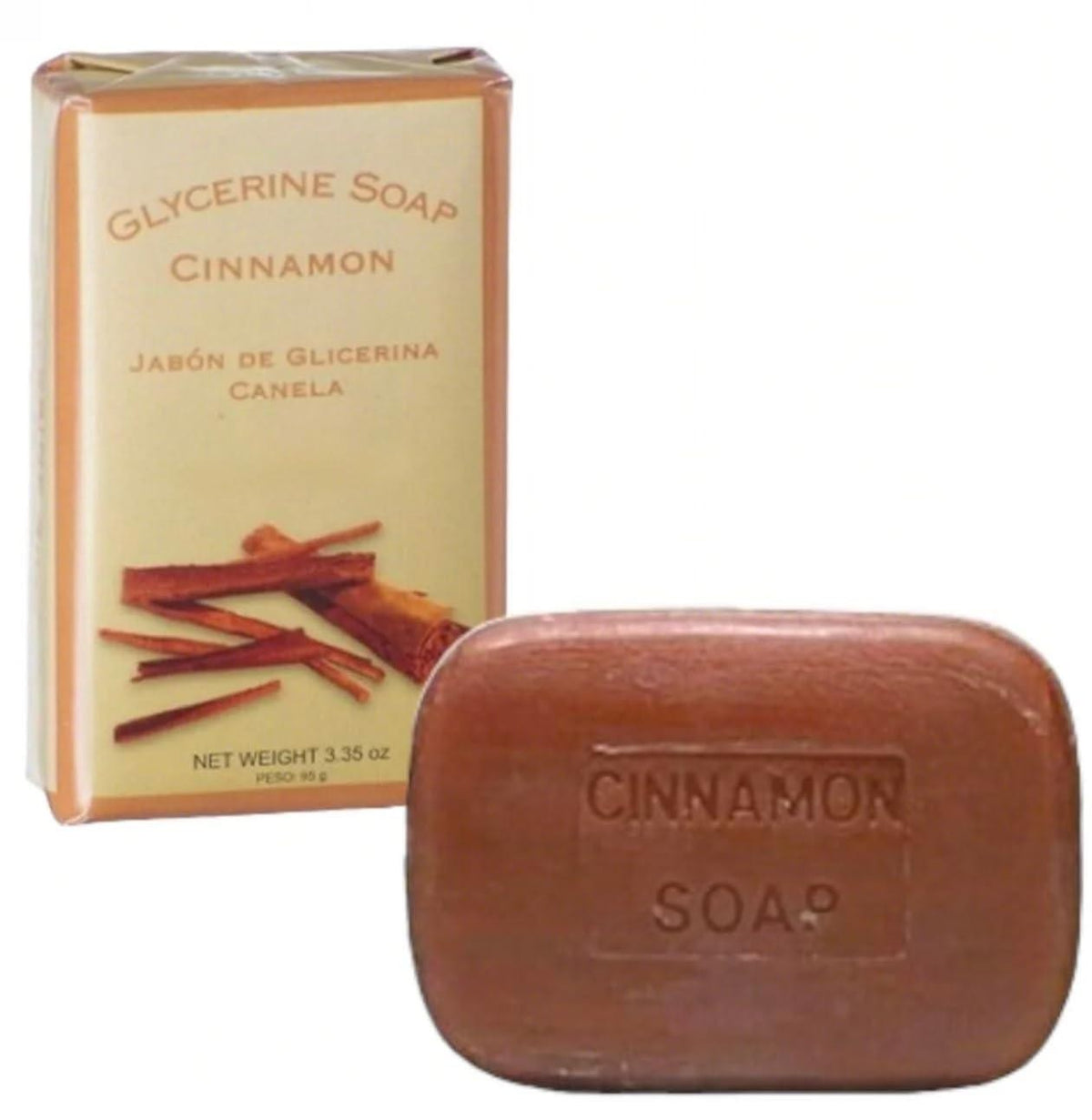 Cinnamon Soap Bar 3.35 Oz Pack of 4 – Natural Skin Nourishment & Acne Care