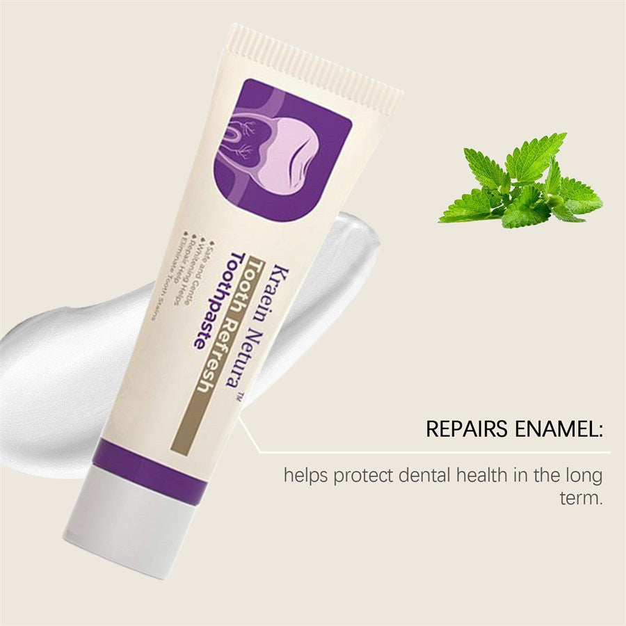Natural Toothpaste for Tooth Decay Sensitivity & Whitening - 2 Pack
