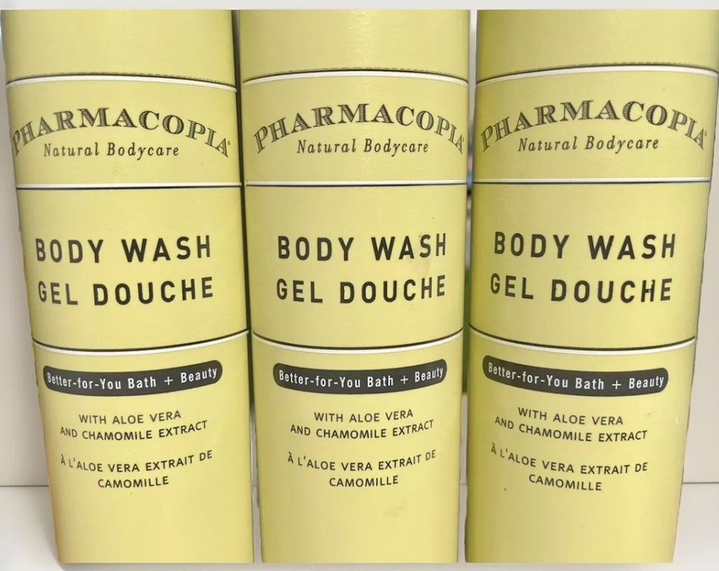 3-Pack Natural Aloe Vera and Chamomile Body Wash - 12.17 oz Each