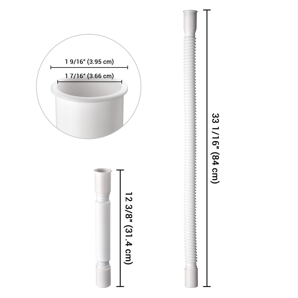 Extendable Wash Basin Drain Hose Kit for Salon Shampoo Bowls