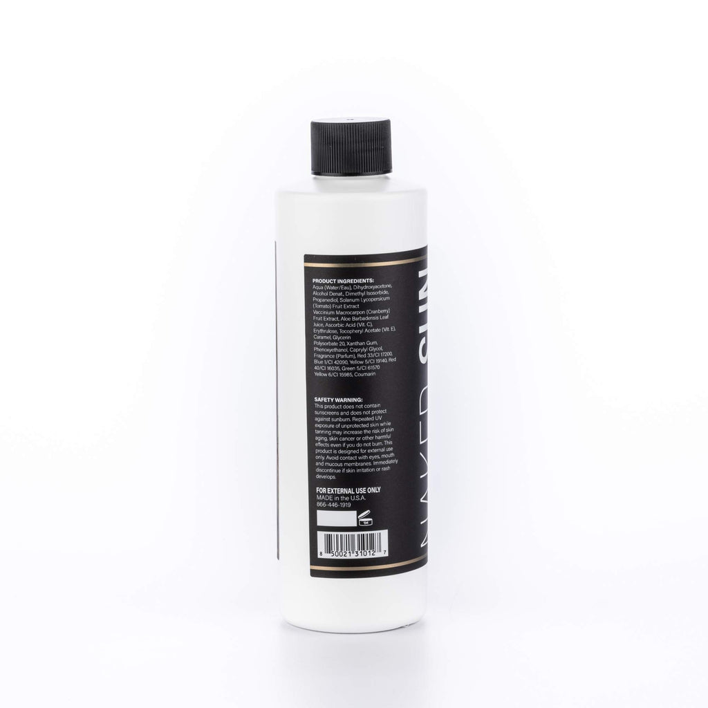 Naked Sun Honey Glow Rapid Tanning Solution - 8oz Self Tanner with Aloe & Vitamins