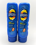 Sport Sunscreen SPF 15 Water Resistant Sweat Proof 8oz - Pack of 2