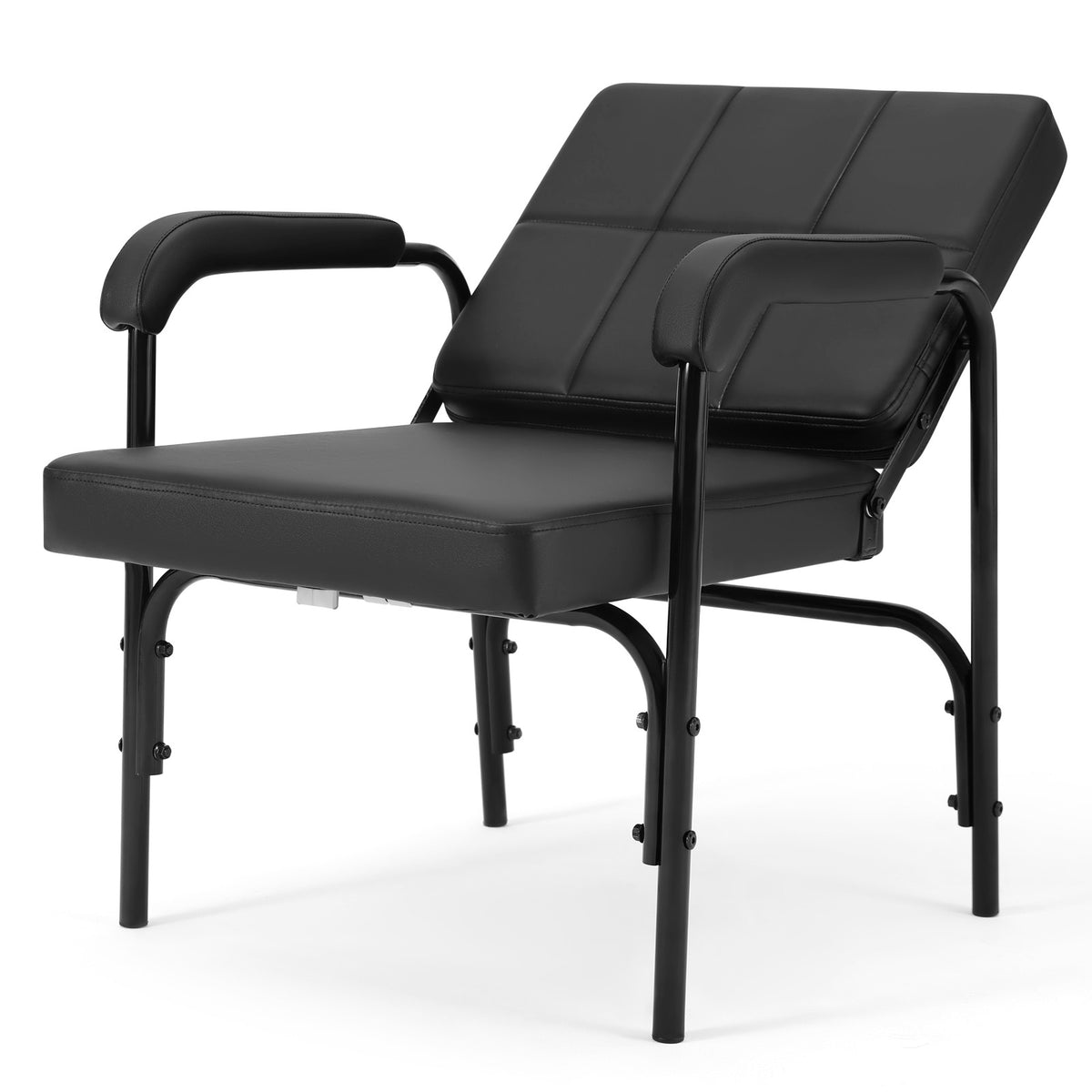 Heavy Duty Auto Reclining Shampoo Chair for Salons & Spas - Black