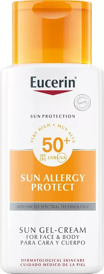 Sun Allergy Protection Sunscreen Gel SPF50+ 150ml - Water Resistant & Fragrance-Free