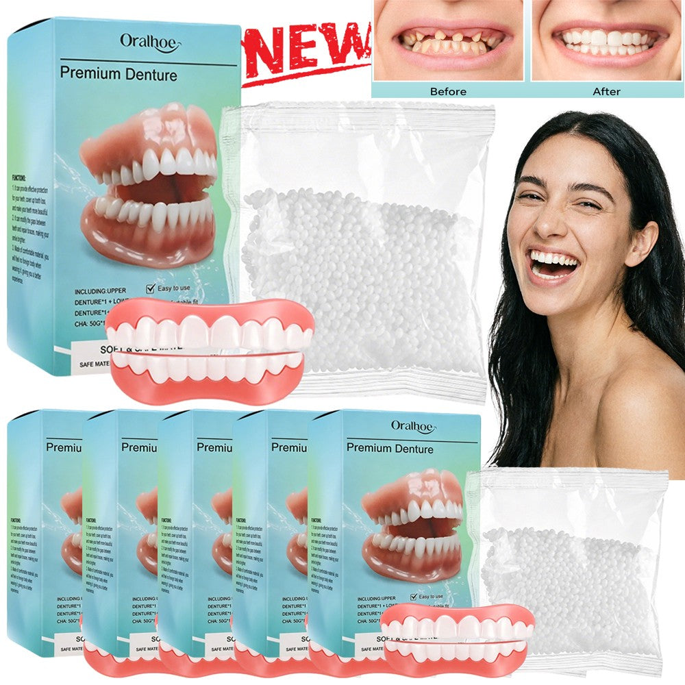 DIY Denture Silicone Reline Kit - Complete Set for Upper & Lower Teeth