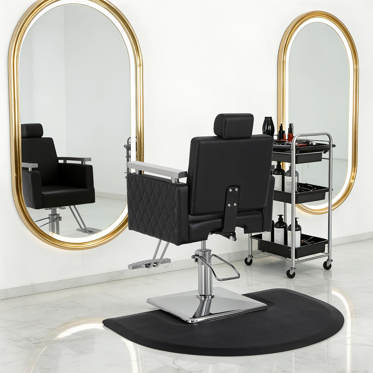 Anti-Fatigue Salon Mat for Hair Stylists Comfort Standing Mat with Non-Slip Base