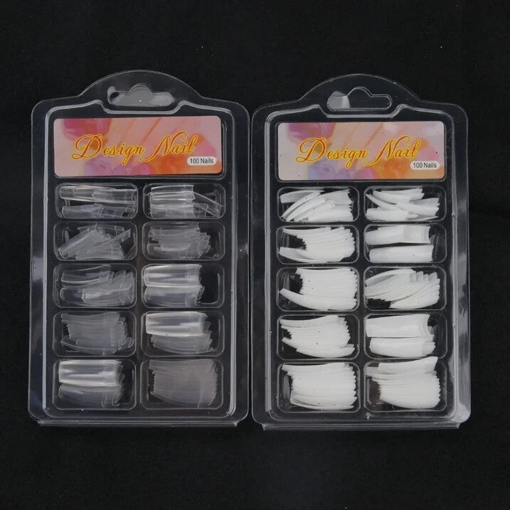 Acrylic Nail Kit with Glitter & Tools for Manicure Art - Tips, Powder, Brush Set