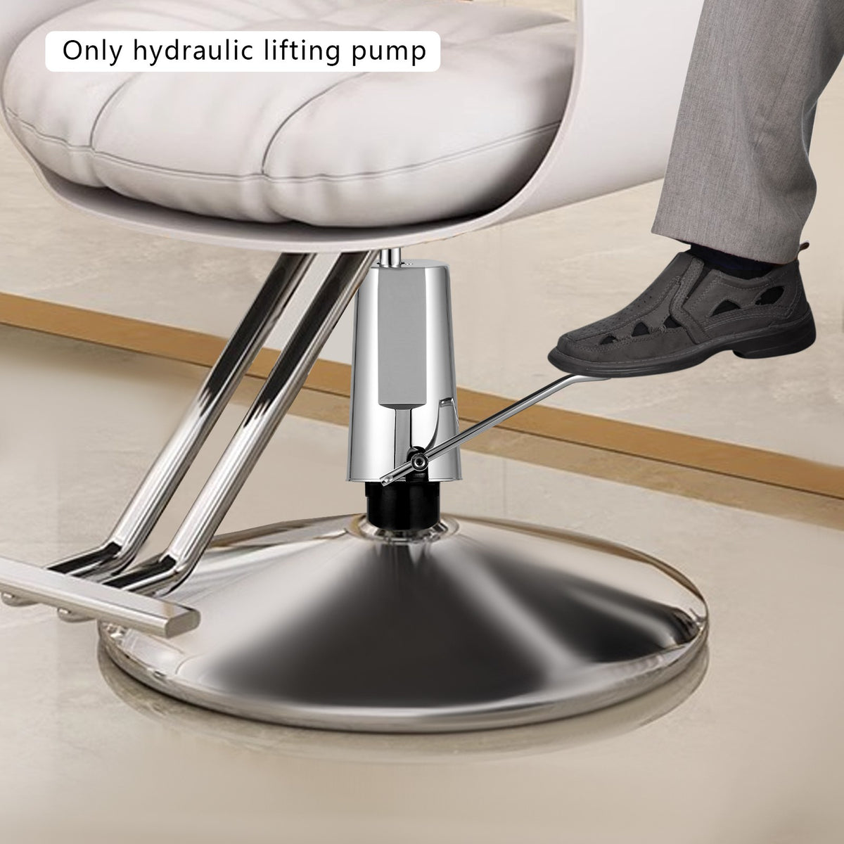 Hydraulic Chair Pump Replacement for Barber Chairs Adjustable Height 4 Screw