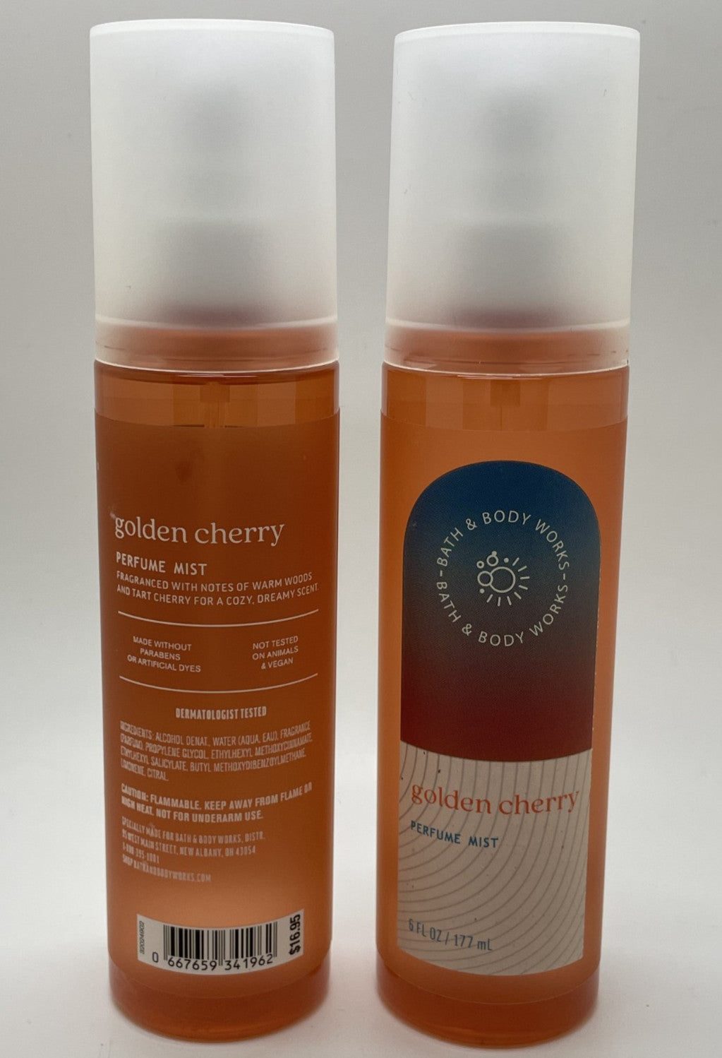 Bath & Body Works Golden Cherry Perfume Mist Set 6 fl oz x 2