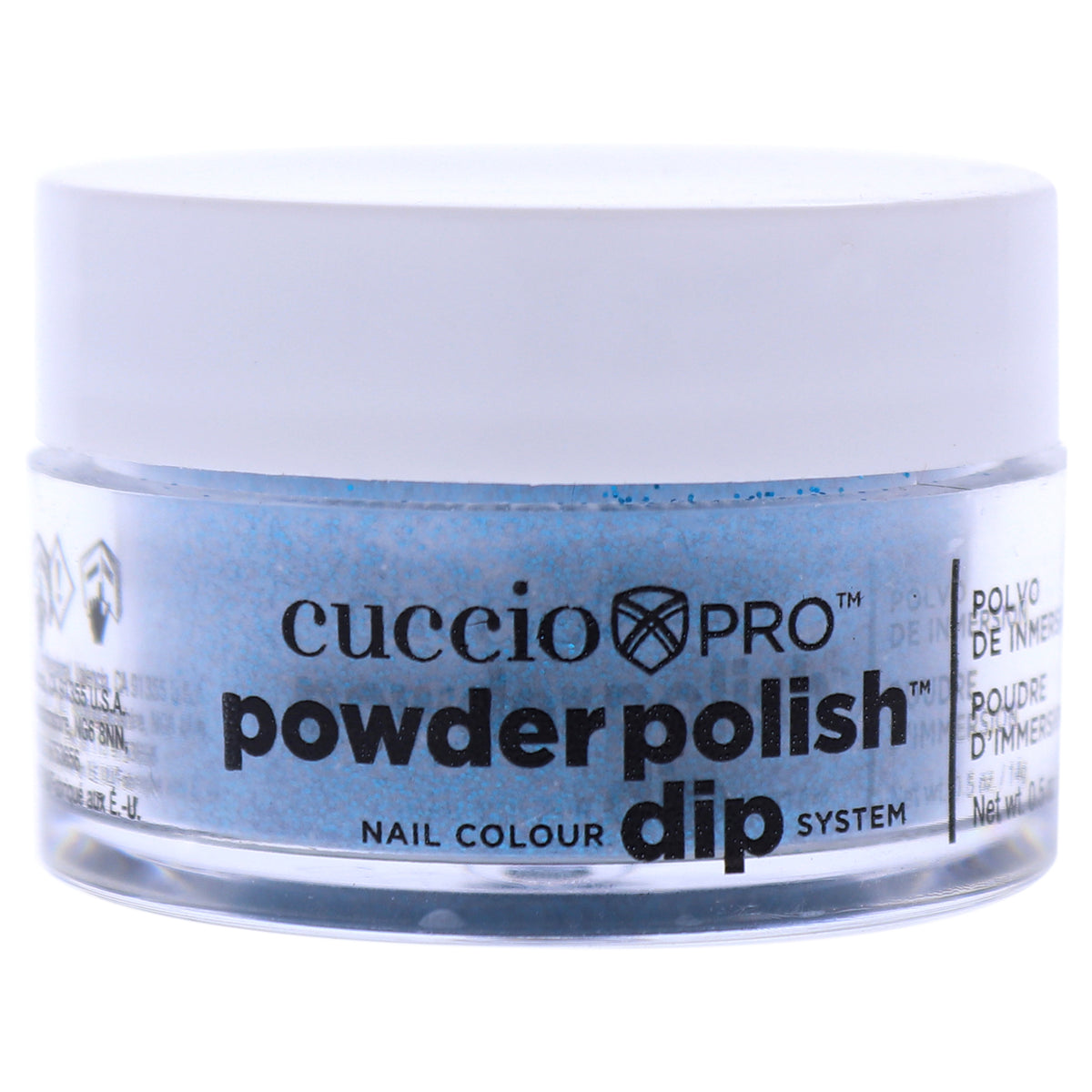 Deep Blue Glitter Nail Powder Dip System - 0.5 oz Professional Nail Polish