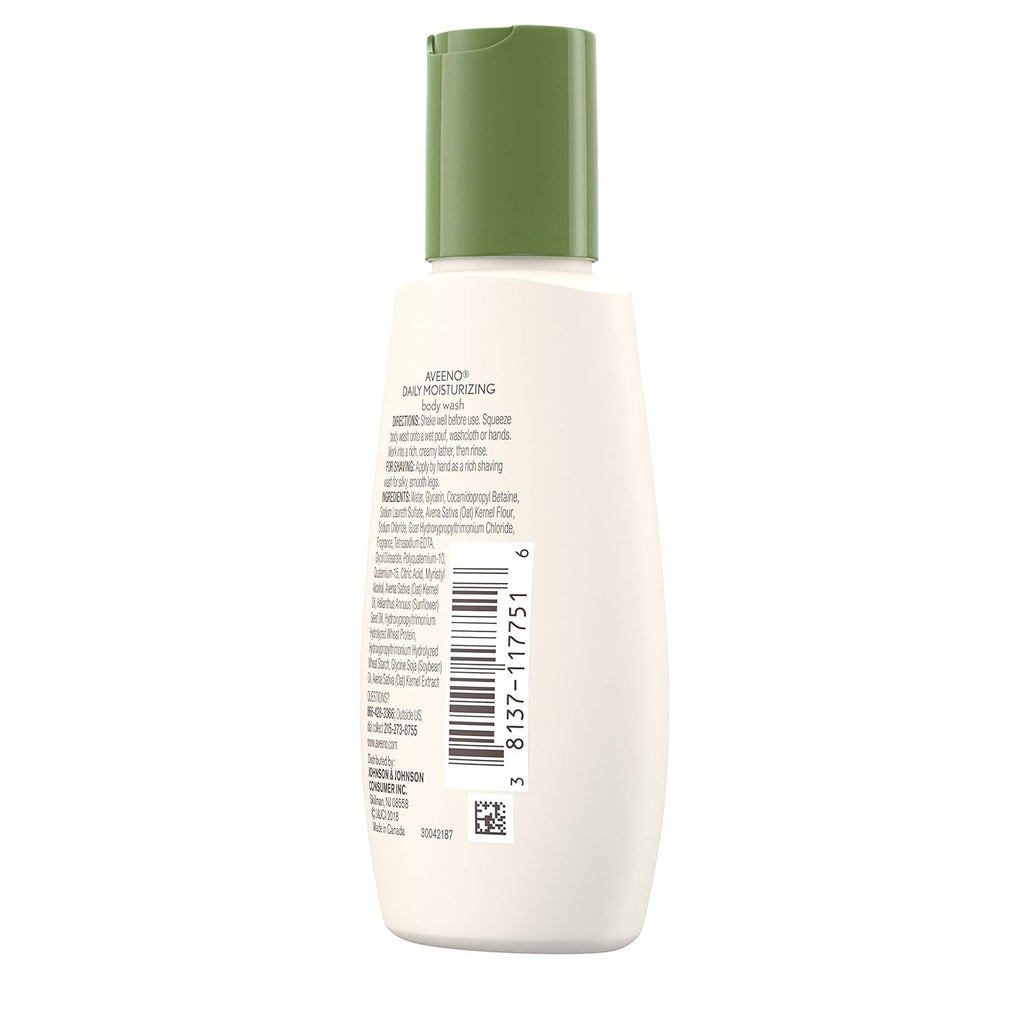 Aveeno Daily Moisturizing Body Wash with Nourishing Oat Travel Size 2oz