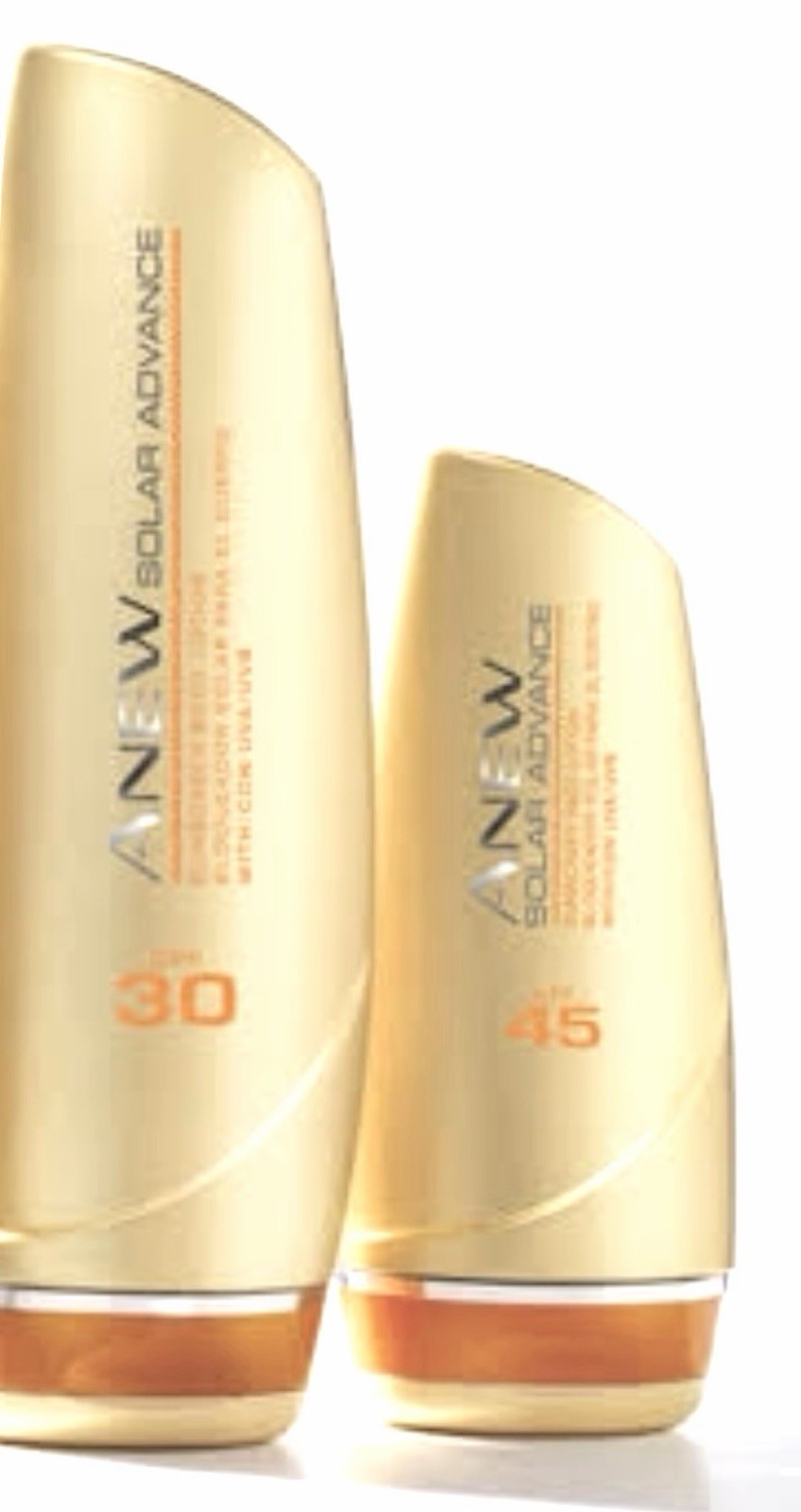Sunscreen Face & Body Lotion Set of 4 - Full & Travel Sizes, Retired Avon