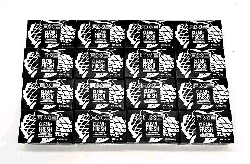Axe Clean & Fresh Face and Body Bar Soap 48 Pack 3.5oz Bars