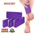 Foot Pumice Stone Set for Callus Removal & Exfoliation - 2PCS Pedicure Tools