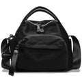 Nylon Crossbody Bag for Women with Front Pocket - Trendy Shoulder Hobo Purse
