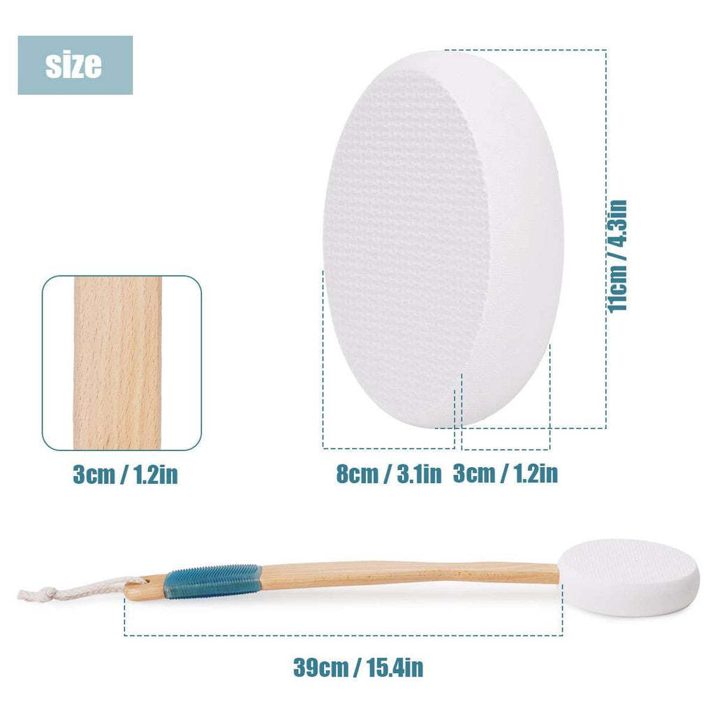 Long Handle Lotion Applicator Back Brush for Tanning and Skin Care