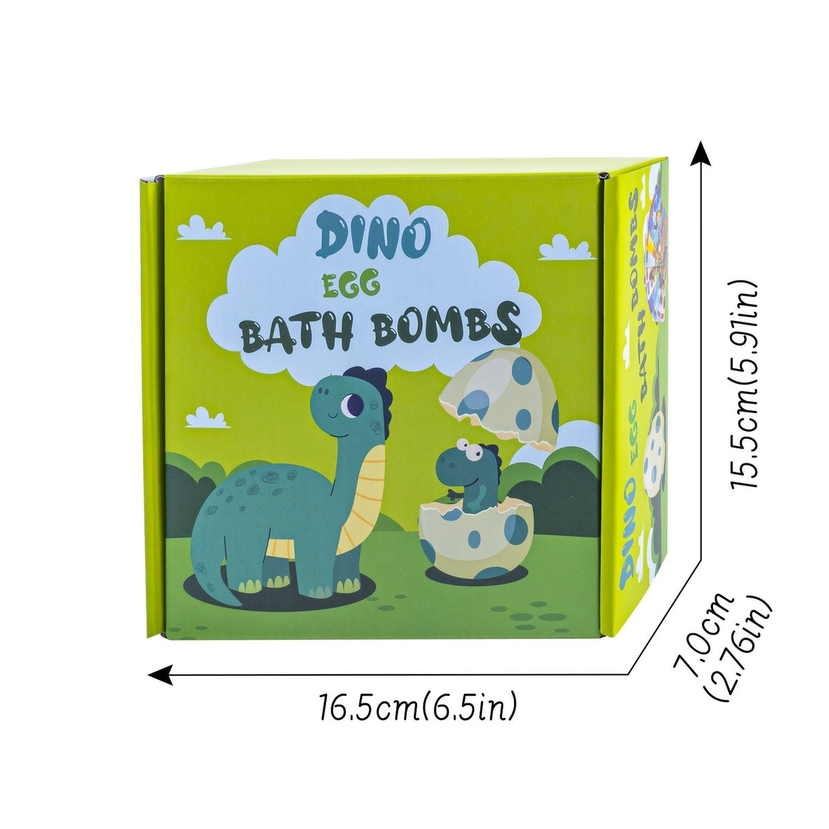 Dinosaur Egg Bath Bombs with Surprise Toys - 9-Pack Kids Bath Set