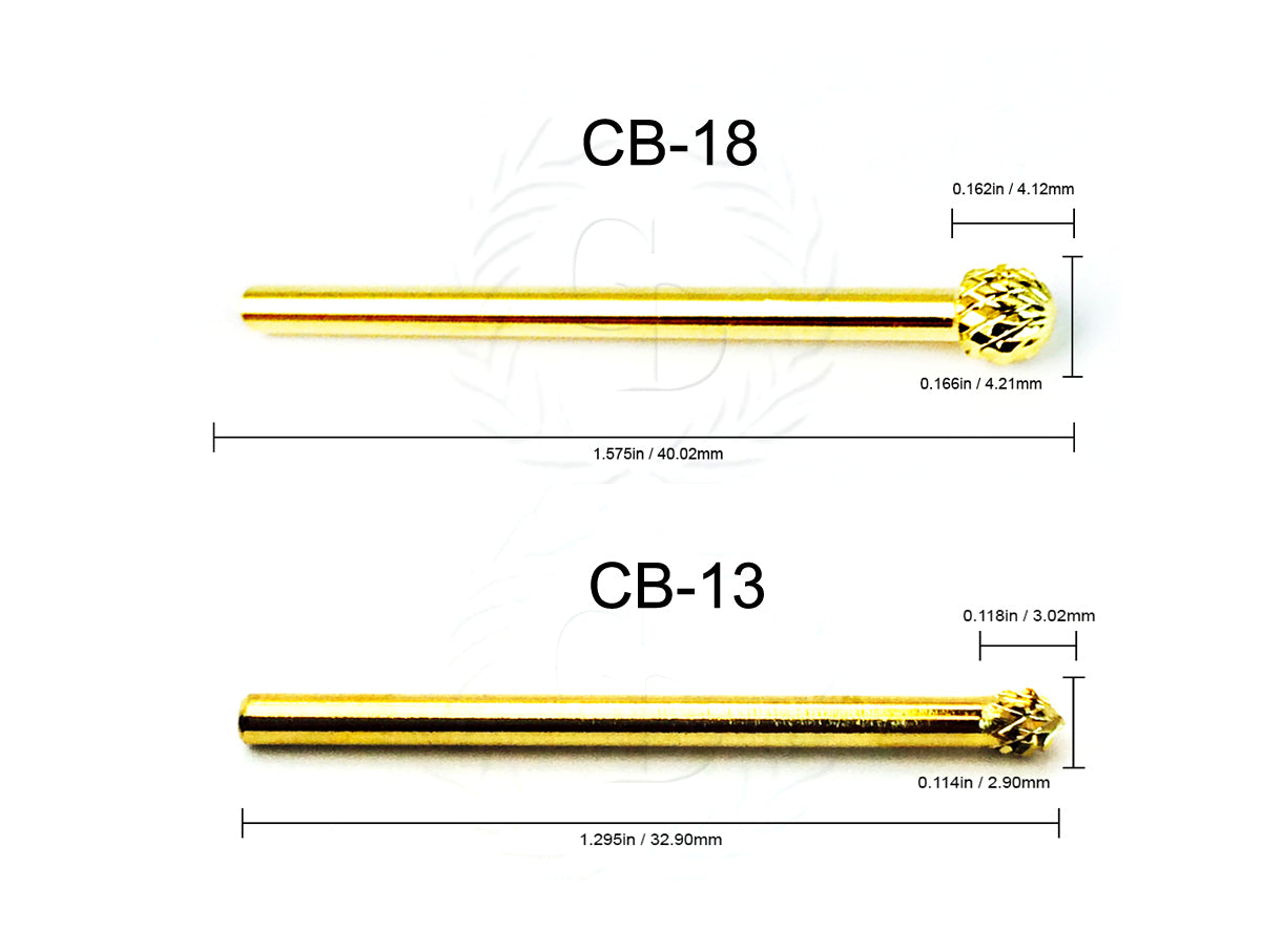 Nail Drill Bits Set - Carbide Fine to Extra Coarse for Manicures and Pedicures