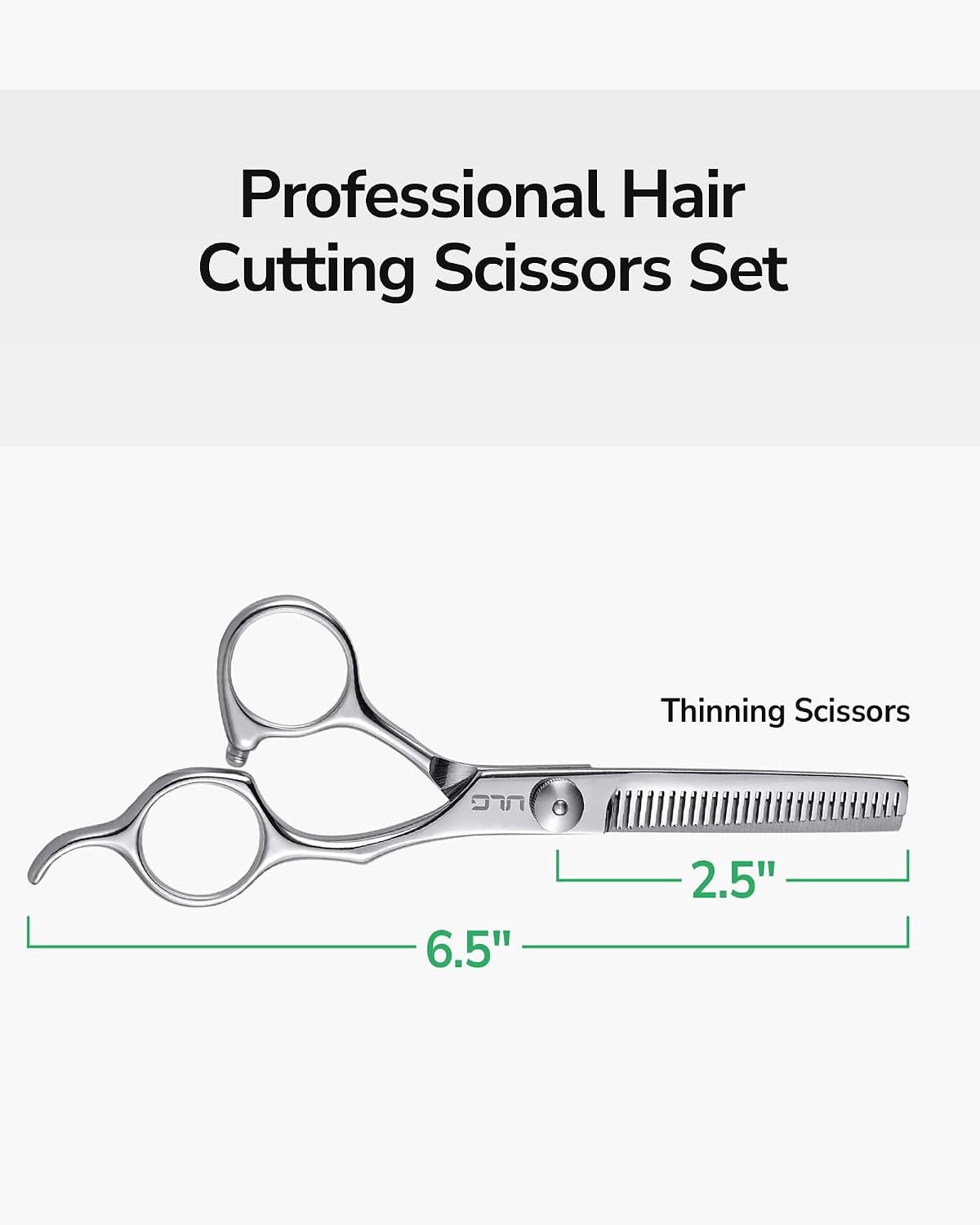 Professional Hair Thinning Scissors 6.5 Inch for Hair Cutting & Styling