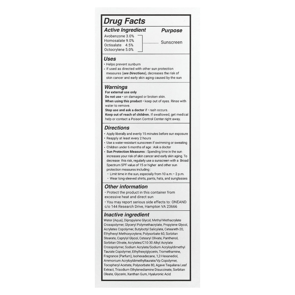 Hydrating Sunscreen SPF 50+ PA++++ with Hyaluronic Acid - 50ml, Broad Spectrum UV Defense