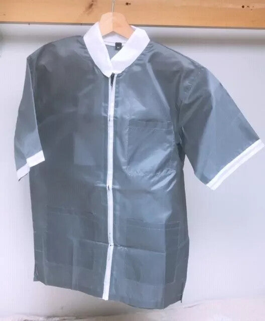 Unisex Professional Barber Vest Jacket - Lightweight, Hair-Repellent, Breathable Mesh Panels