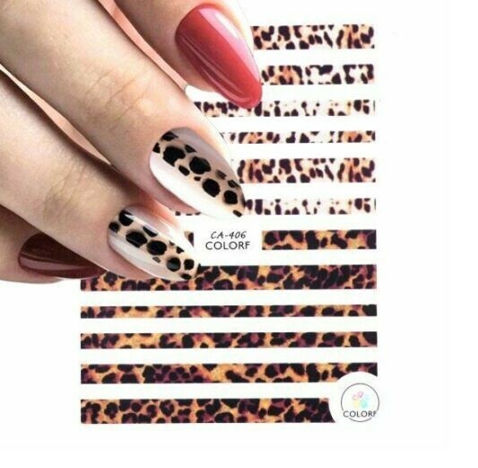 Leopard Nail Stickers 3D Self-Adhesive Nail Art Decorations - Sexy Designs