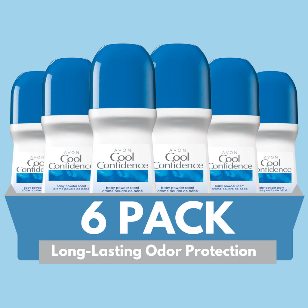 Antiperspirant Deodorant Roll-On for Men and Women - Long-Lasting Freshness 2.6 fl oz (6-Pack)