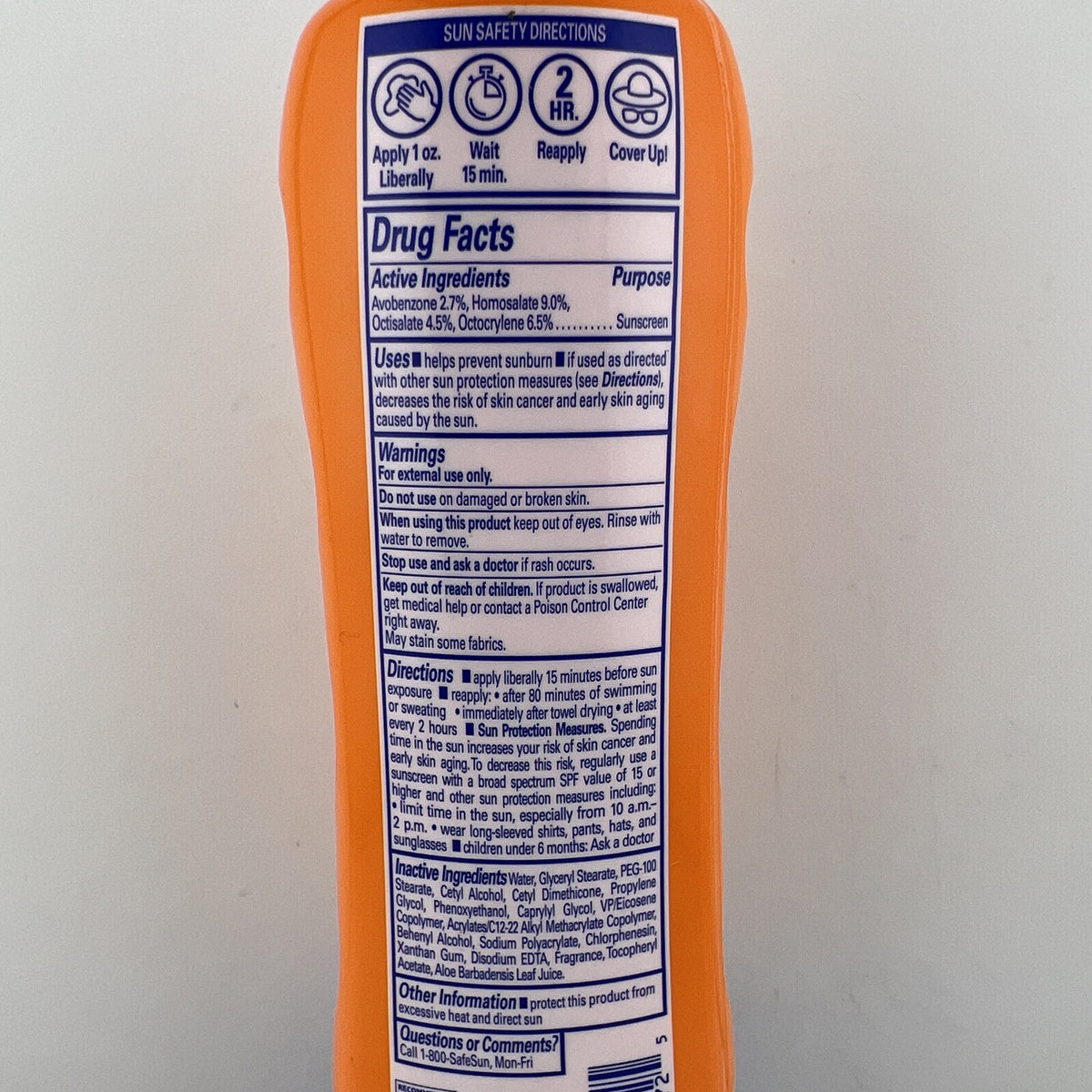 SPF 50 Sunscreen Lotion 8 oz Pack - Water-Resistant Sun Protection