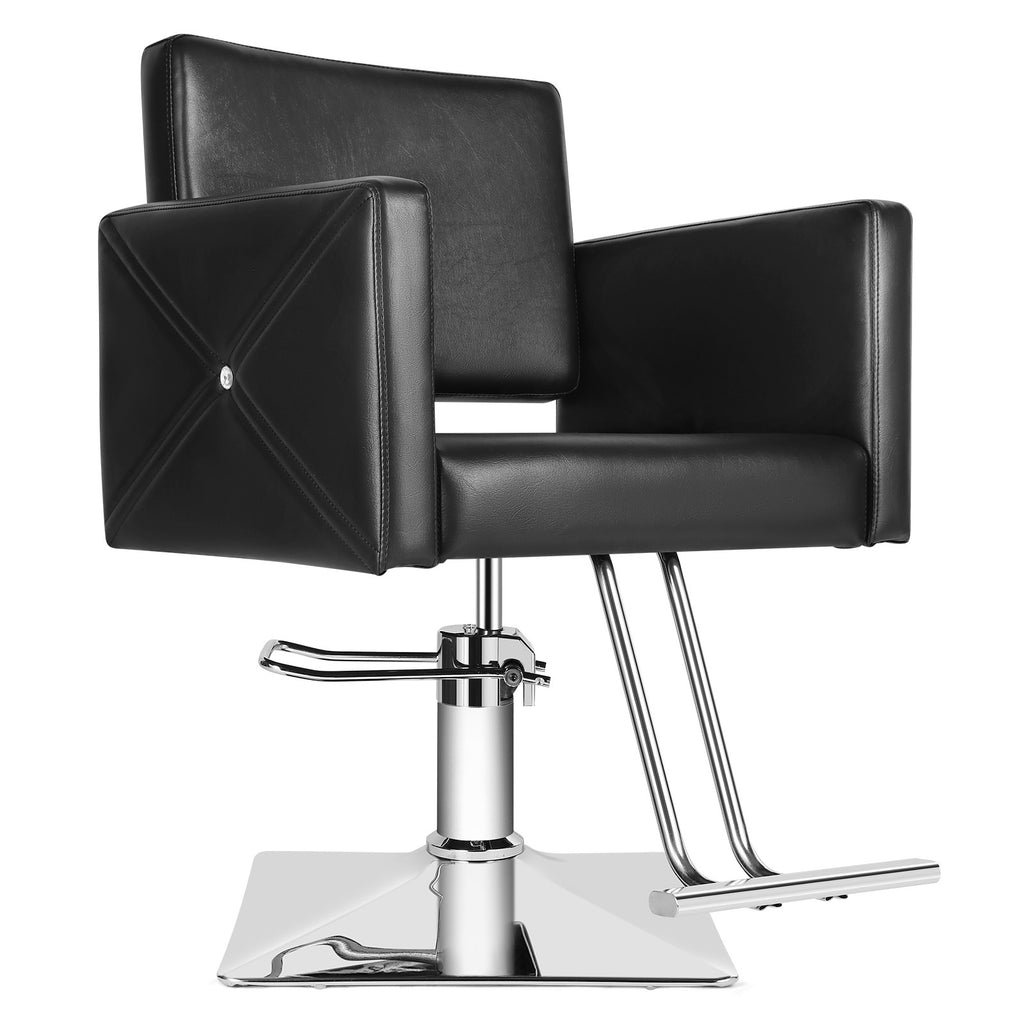 Hydraulic Barber Chair for Salon Spa Hair Styling Equipment - Black