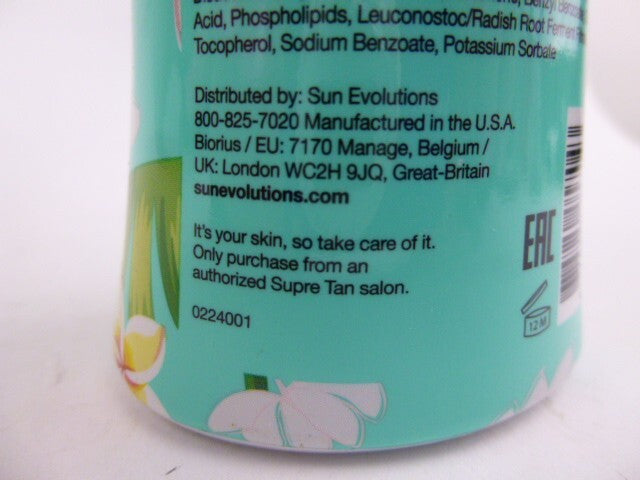 Natural Bronzer Tanning Lotion 8 oz with Coconut & Papaya - Island Nectar