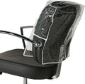 Salon Chair Cover - Clear Vinyl Upholstery Protector for Stain & Chemical Prevention