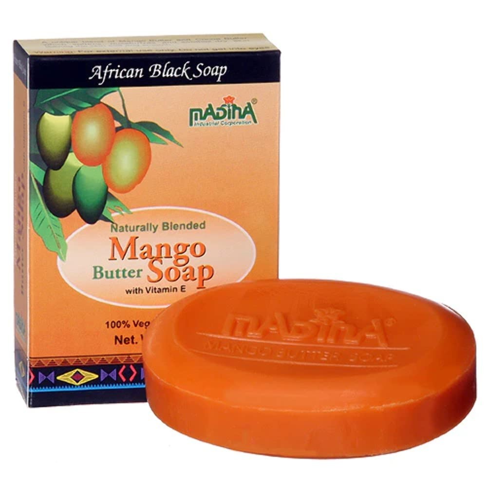 Madina Mango Peppermint Lemongrass Bar Soap Set - 6 Pack, 3.5oz Each