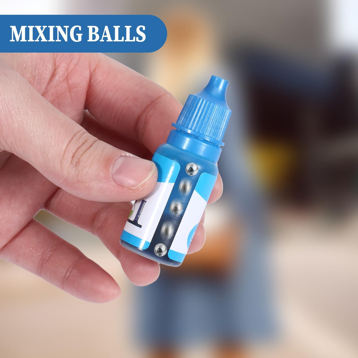 Metal Paint Mixing Balls 100 Pcs Stainless Steel Agitator Balls for Crafts