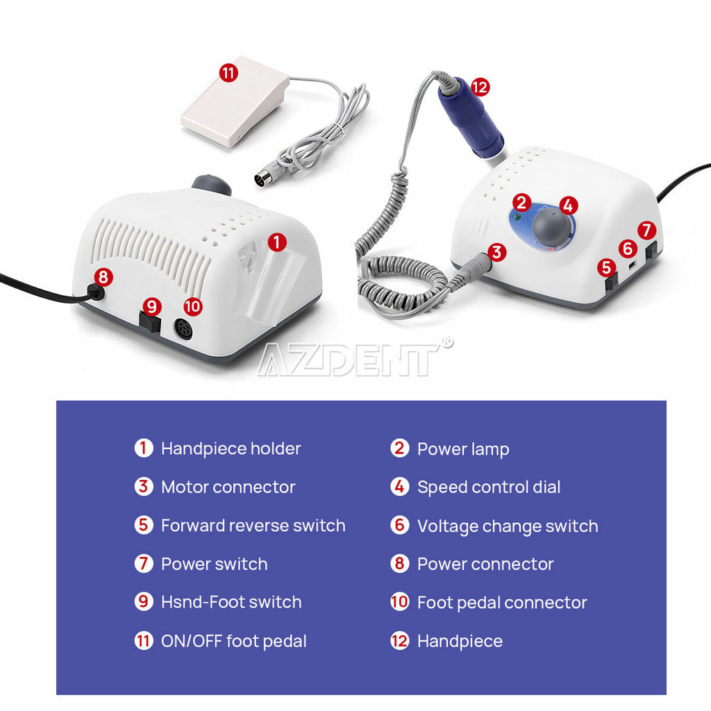 High Speed Dental Micro Motor Polishing Handpiece 210/105L 40000RPM