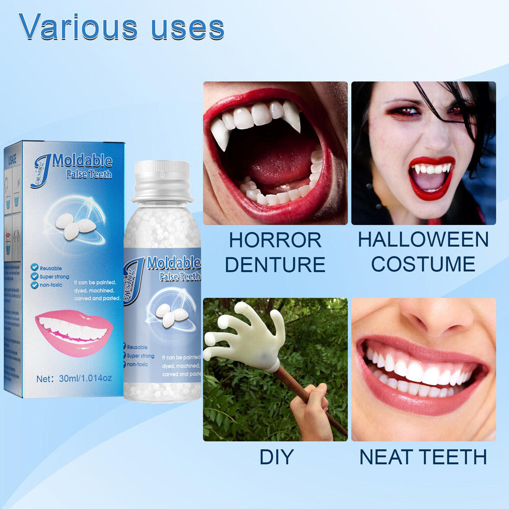 Reusable Moldable Teeth Repair Kit for Broken and Gaps - 30ml