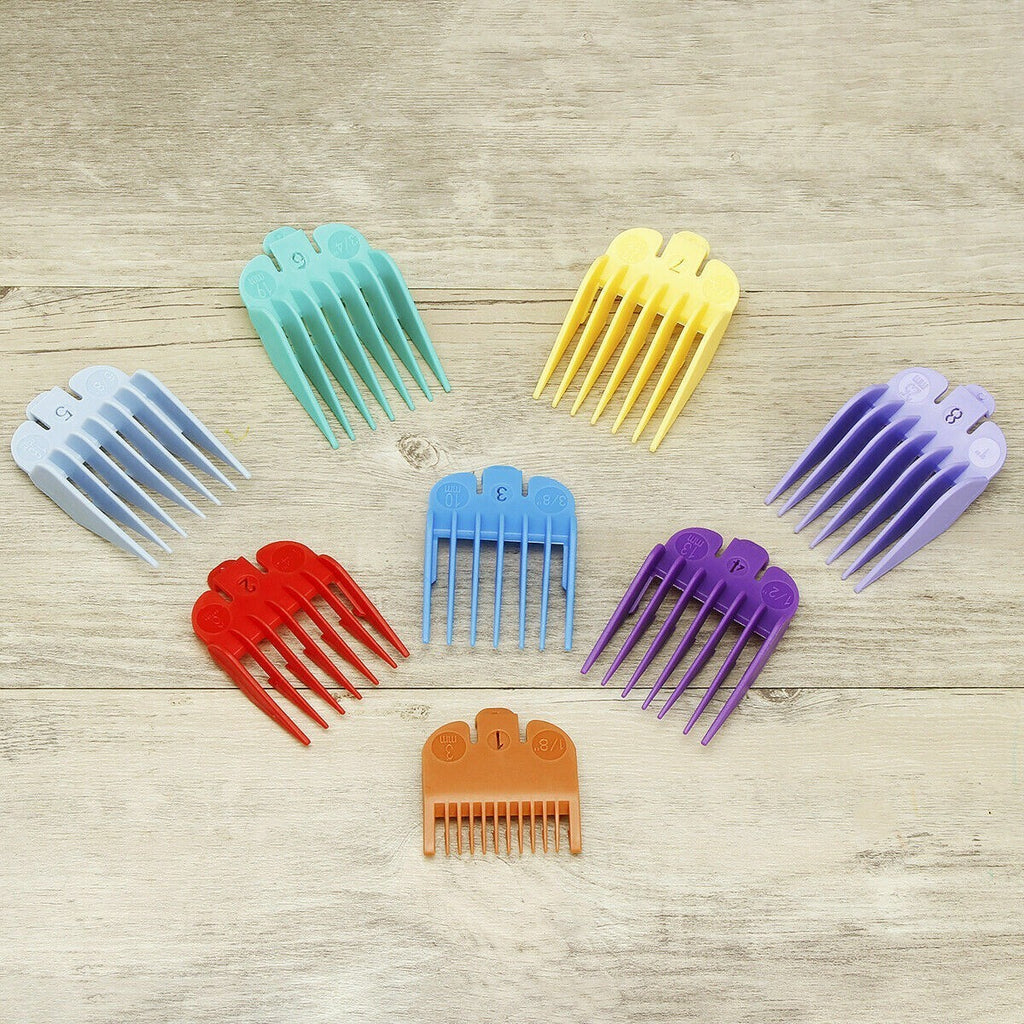 Hair Clipper Guard Set for Trimmers - 8 Piece Attachments for Wahl