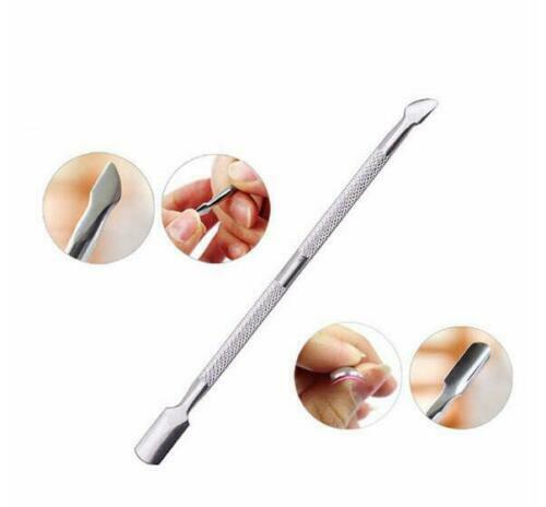 Nail Pusher and Cuticle Remover Set - Stainless Steel Manicure Pedicure Tools 4 Pieces