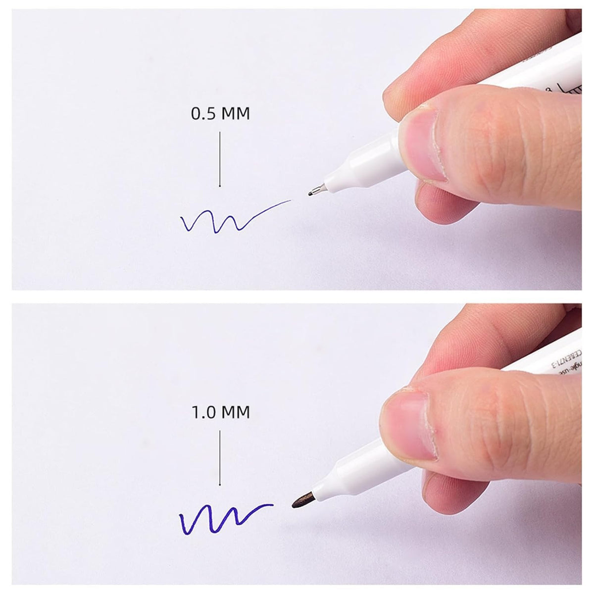 Tattoo Waterproof Double-Head Skin Positioning Marker Pen with Ruler