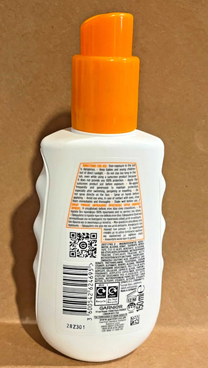 SPF 50 Hydrating Sun Spray - Broad Spectrum Sun Protection with Vitamin E
