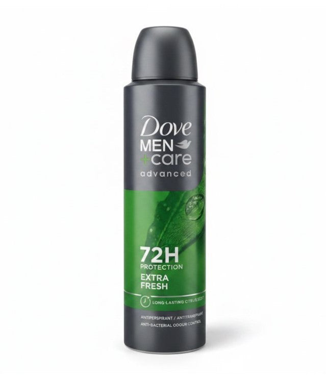 Men's Deodorant Spray 2 Pack - Extra Fresh 72HR Antiperspirant, Alcohol-Free
